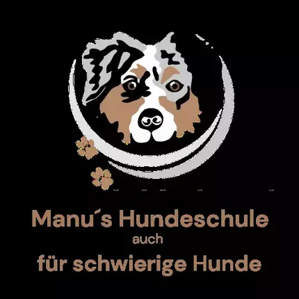 Logo da Manu´s Hundeschule auch für schwierige Hunde