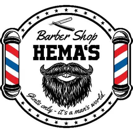 Logotyp från Hema's Barbershop