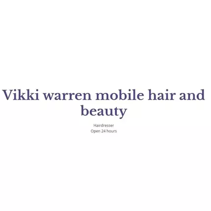 Logo da Vikki Warren Mobile Hair & Beauty