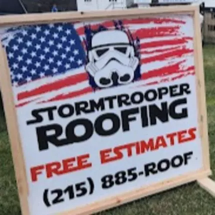 Logo fra Stormtrooper Roofing