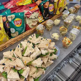 Assorted freshly made sandwiches prepared by Cranberry Hills Eatery & Catering, showcasing their catering services for events, office lunches, and gatherings in Phoenix, AZ.