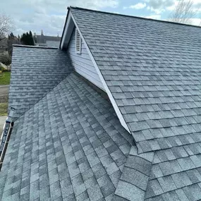 New roofing on a home