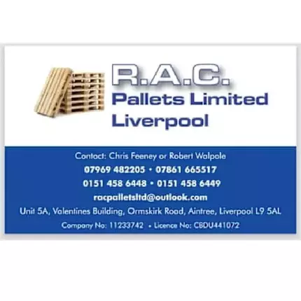 Logo de RAC Pallets Liverpool Ltd