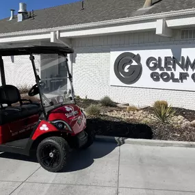 Check out our customer cruiser at Glenmoor! Call us for a free auto or golf cart insurance quote!