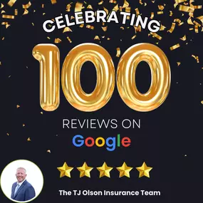 Thank you for 100 reviews!! We hope to help more people call us for a free insurance quote!