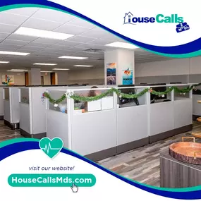 House Call MD's wound care, customer support department at headquarters offices in Maitland Florida