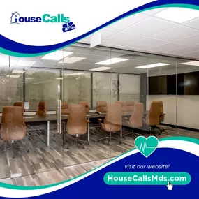 House Call MD's Wound Care conference room at headquarters offices in Maitland Florida