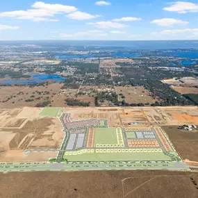 Parkside Trails Aerial View with Phase 1