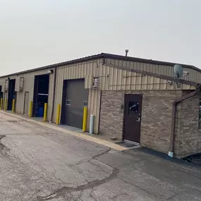 Tom & Ed's Autobody in Beecher – Exterior Repair Bay Entrance at Tom & Ed's Autobody