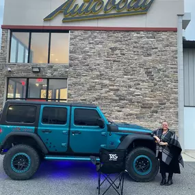 Tom & Eds' Autobody of Schererville in Merrillville – Exterior Customer Vehicle Delivery at Tom & Eds' Autobody of Schererville.
