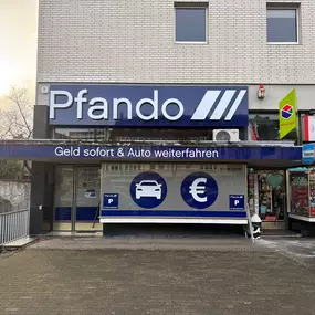 Außenansicht Pfando Filiale Köln