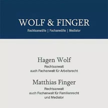 Logo von Wolf & Finger Rechtsanwälte