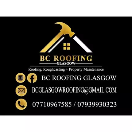 Logotyp från BC Roofing Glasgow