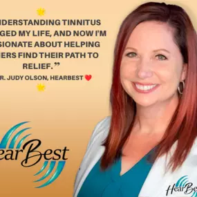 Dr. Judy Olson of HearBest understands tinnitus