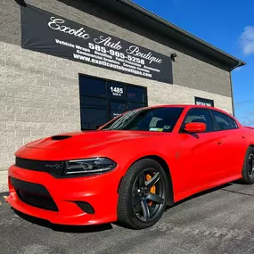 This Dodge Charger came in for ceramic coating!