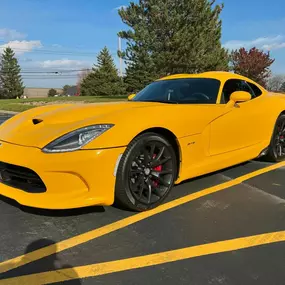 This Dodge Viper came in for paint correction!