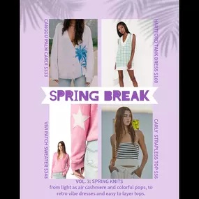 Spring Break Edit, Vol. 3: SPRING KNITS