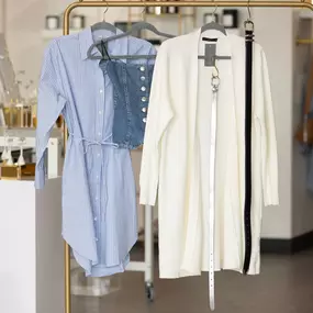 Swipe left to style the perfect shirt dress! Which way is your favorite? 1, 2, 3, or 4?