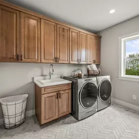 Convenient, second-floor laundry rooms