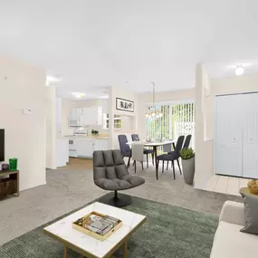 Living Room and Dining Room