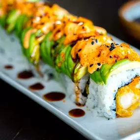 dragon roll sushi