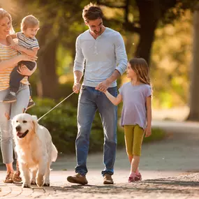 Afternoon strolls around the area’s many parks.