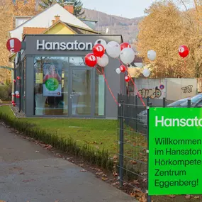 Hansaton Hörkompetenz-Zentrum Eggenberger Allee 52, Graz von rechts kommend