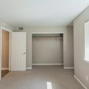 Bedroom with Built-In Closet