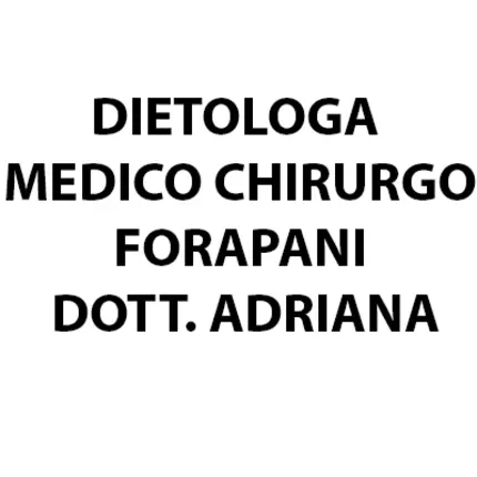 Logo van Dietologa - Medico Chirurgo Forapani Dott. Adriana