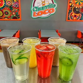 Churrito Loco- aguas frescas