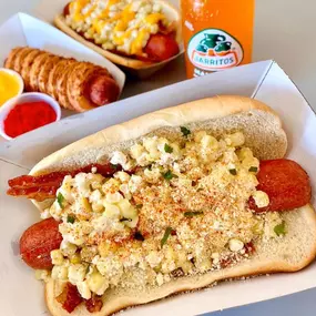 Churrito Loco- elote dog