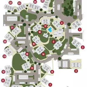 Property map at Commons at Dawson Creek