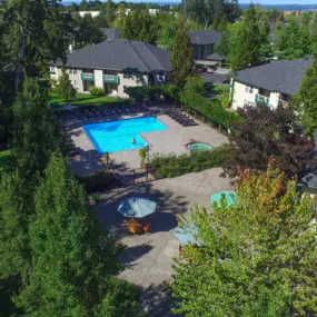 Aerial view at Dawson Creek