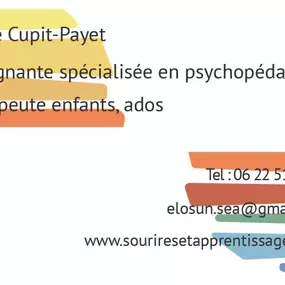 Bild von Élodie CUPIT PAYET - Psychopédagogue - Thérapeute - Enseignante- Spécialisée Enfants et Adolescents