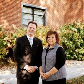 Evan Newman outside the office of Daniel, Daniel and Newman