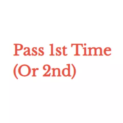 Logo von Pass 1st Time (Or 2nd)