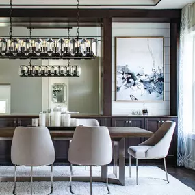 Elegant formal dining areas