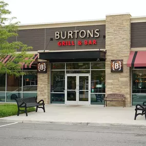 Exterior of Burtons Grill in