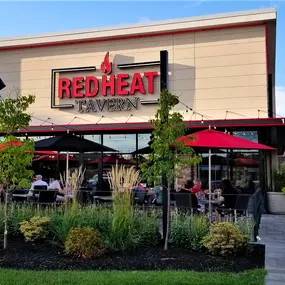 Exterior of Red Heat Tavern in Milford, MA