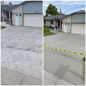 Concrete repair is TRANSFORMATIVE for your home! Invest in upgrading your property today with Concrete Craft! #Concrterepair #concreteresurfacing #concretecoating