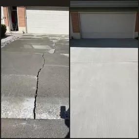 Has winter taken a toll on your concrete? We repair concrete so you don't have to rip it out! Get it looking like new by calling us today!