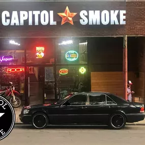 Capitol Smoke Raleigh Front of Store