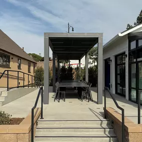 Whittier ATM vestibule and sign