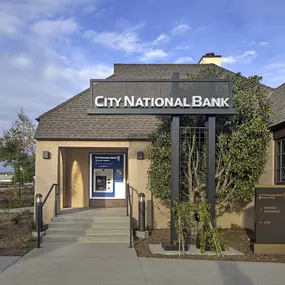 Whittier ATM vestibule and sign