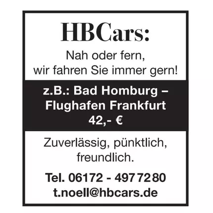 Logo from HBCars - Flughafentransfer