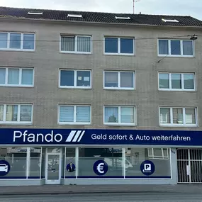 Außenansicht Pfando Filiale Bremerhaven