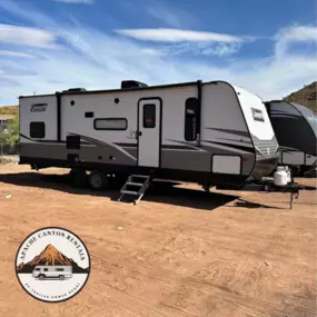 One of our travel trailer rentals that is perfect for exploring beautiful Arizona and creating memories camping in style.