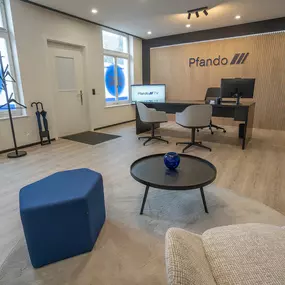 Innenansicht Pfando Filiale Büsingen am Hochrhein