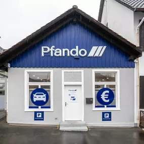 Aussenansicht Pfando Filiale Büsingen am Hochrhein