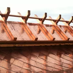 Copper roofing